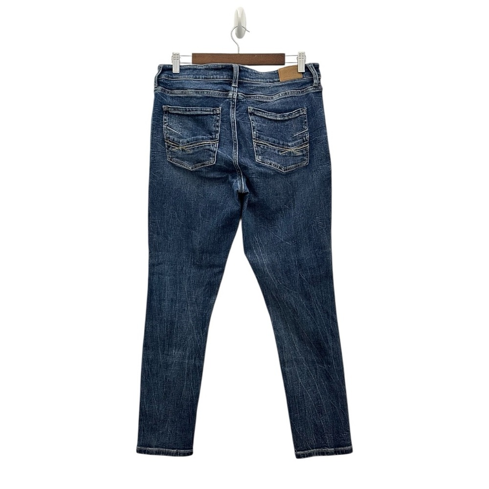 BKE Women’s Blue Cotton Curvy Fit High Rise Skinny Pants Jeans Size 30 - Picture 2 of 10